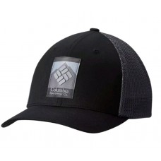 New Columbia Unisex Black Dark Grey Mesh Fitted Ball Cap Hat L/XL  eb-38873173